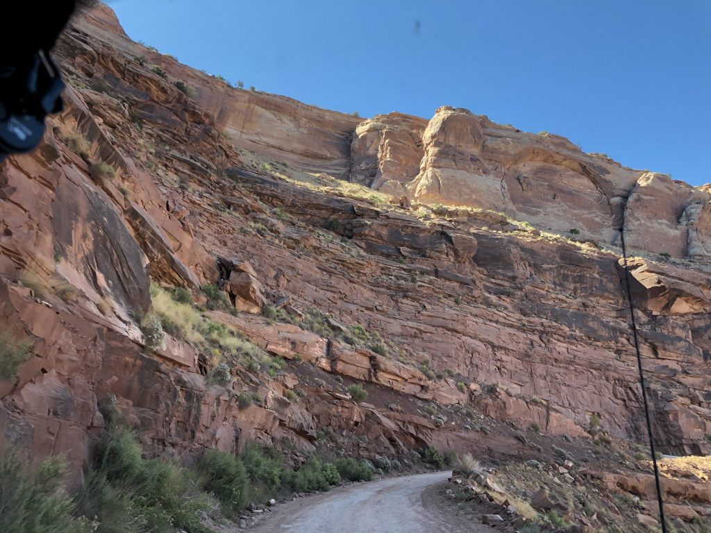 Closing in on the top/Shafer Trail
